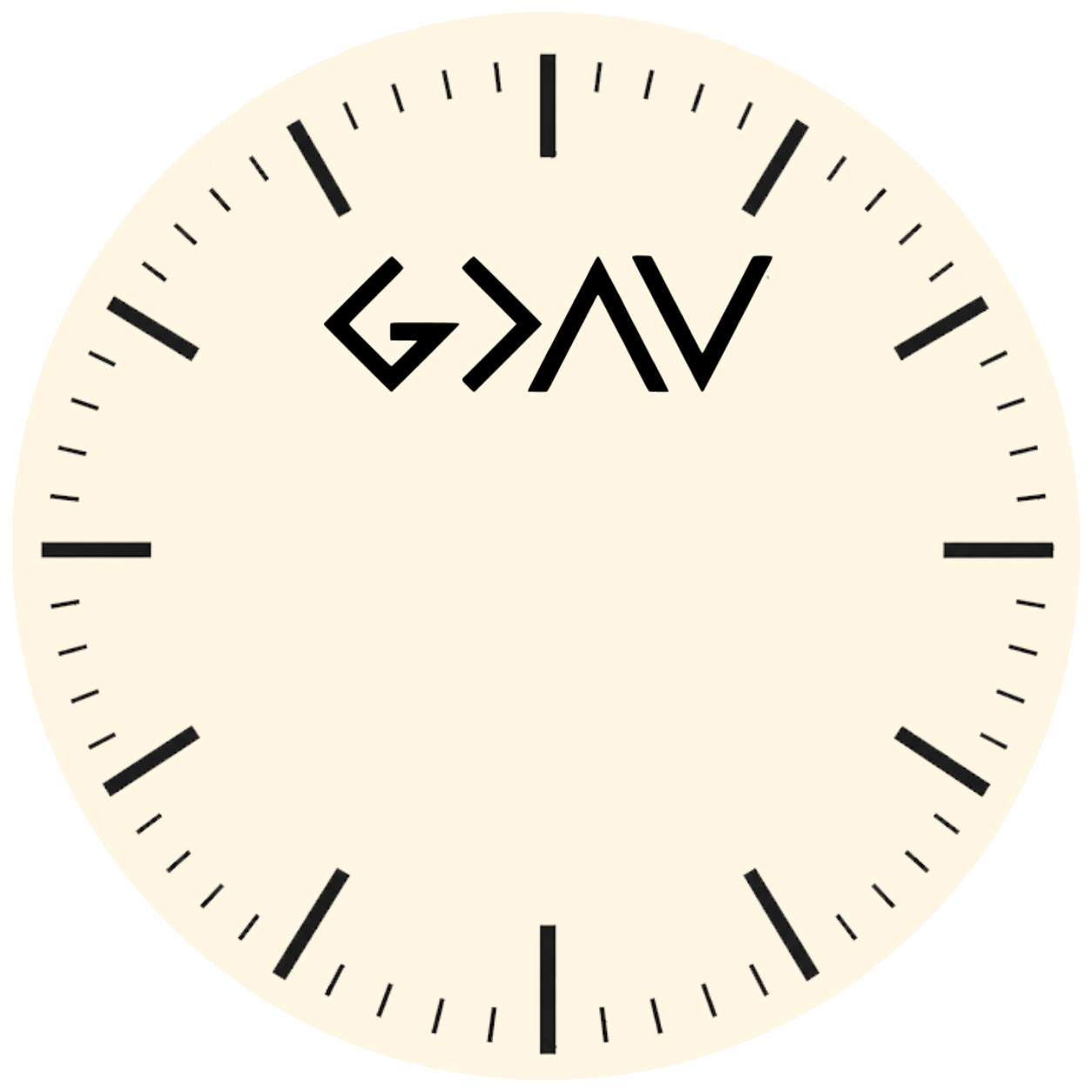 GOD IS GREATER THAN HIGHS AND LOWS v1 dial design